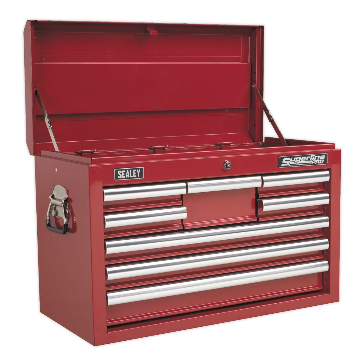 Topchest 8 Drawer with Ball Bearing Slides – Red