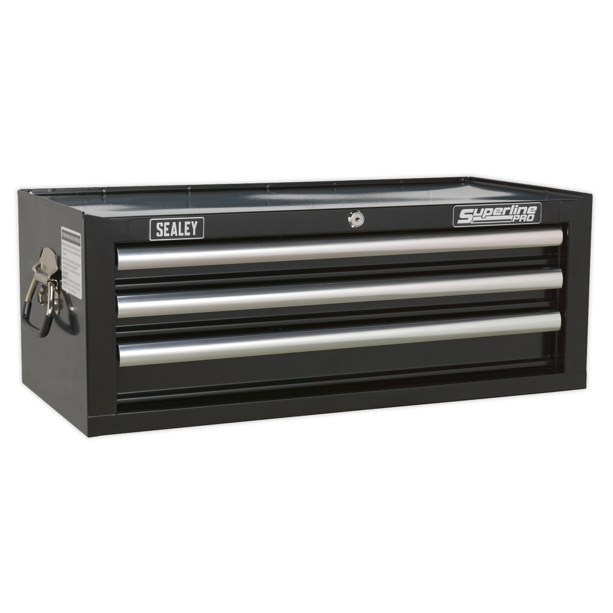 Mid-Box 3 Drawer with Ball Bearing Slides – Black