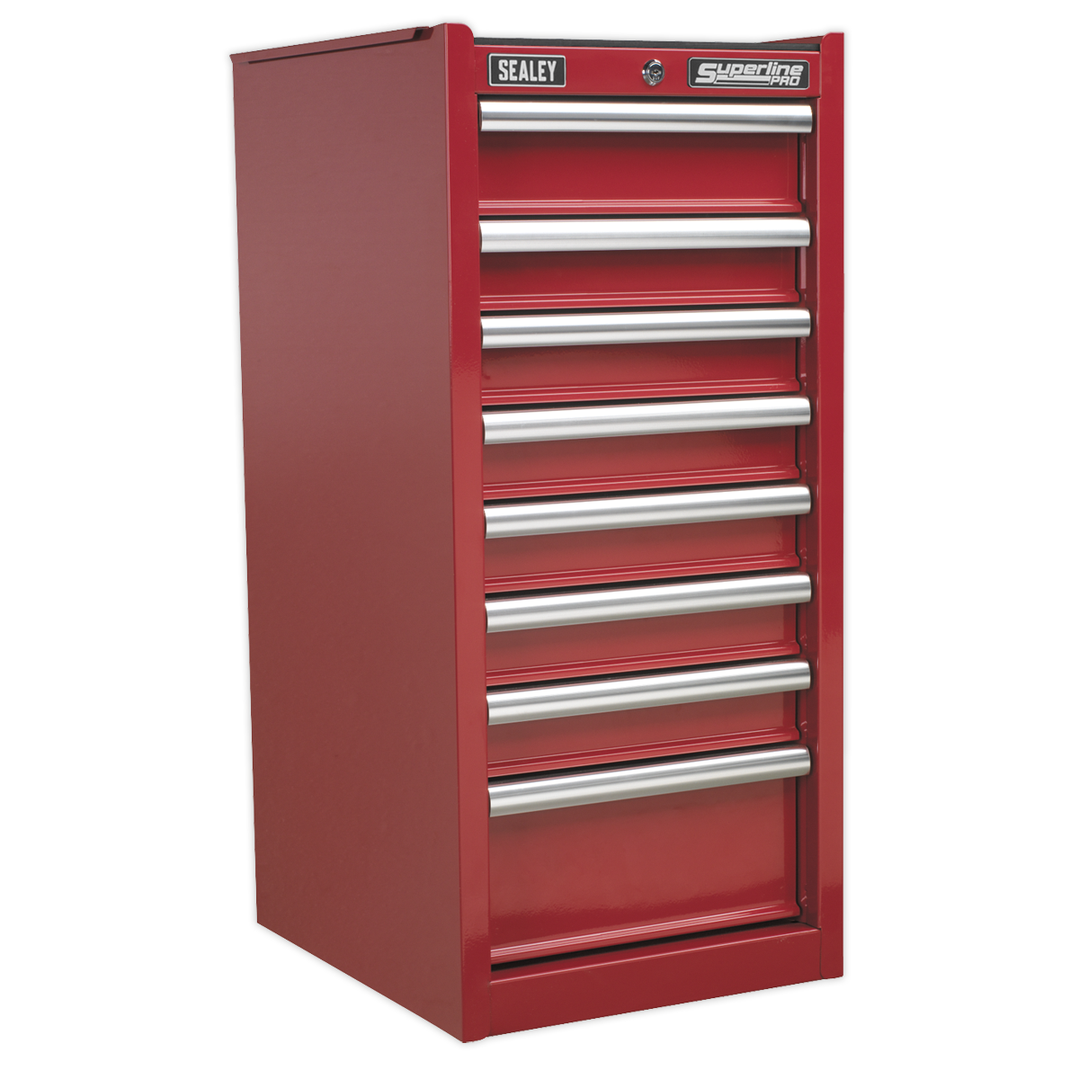 Hang-On Chest 8 Drawer with Ball Bearing Slides – Red