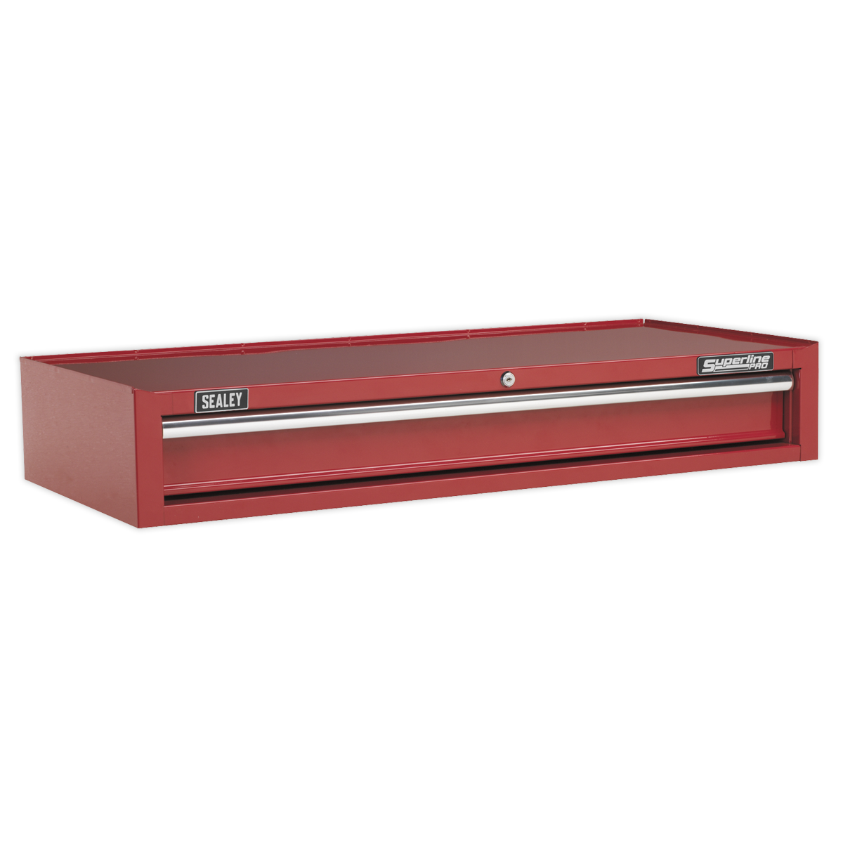 Mid-Box 1 Drawer with Ball Bearing Slides Heavy-Duty- Red