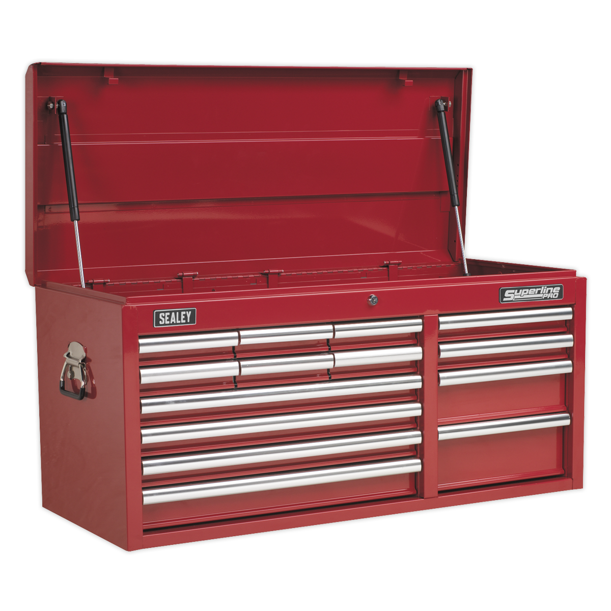 Topchest 14 Drawer with Ball Bearing Slides Heavy-Duty – Red