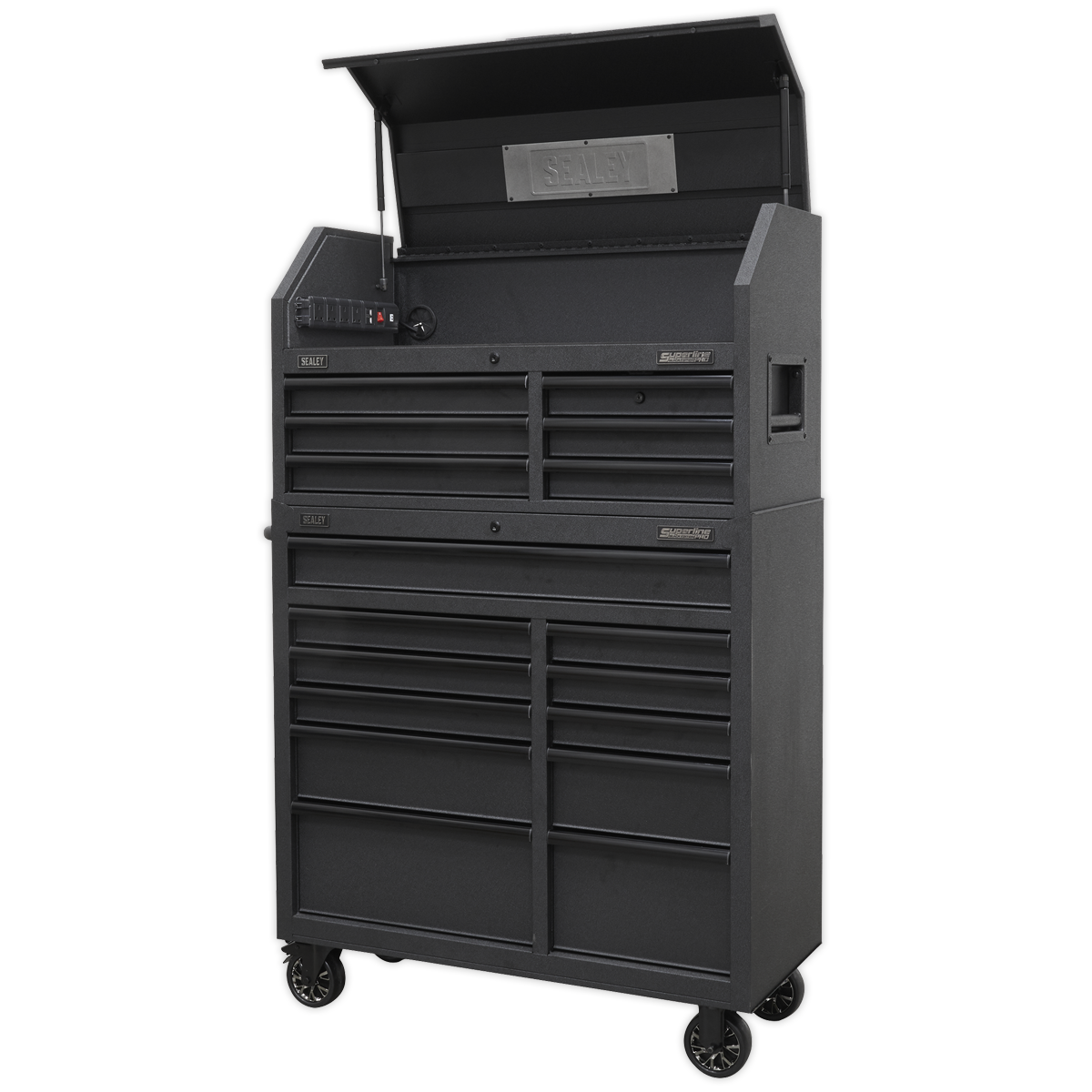 Tool Chest 17 Drawer Combination Soft Close Drawers with Power Bar