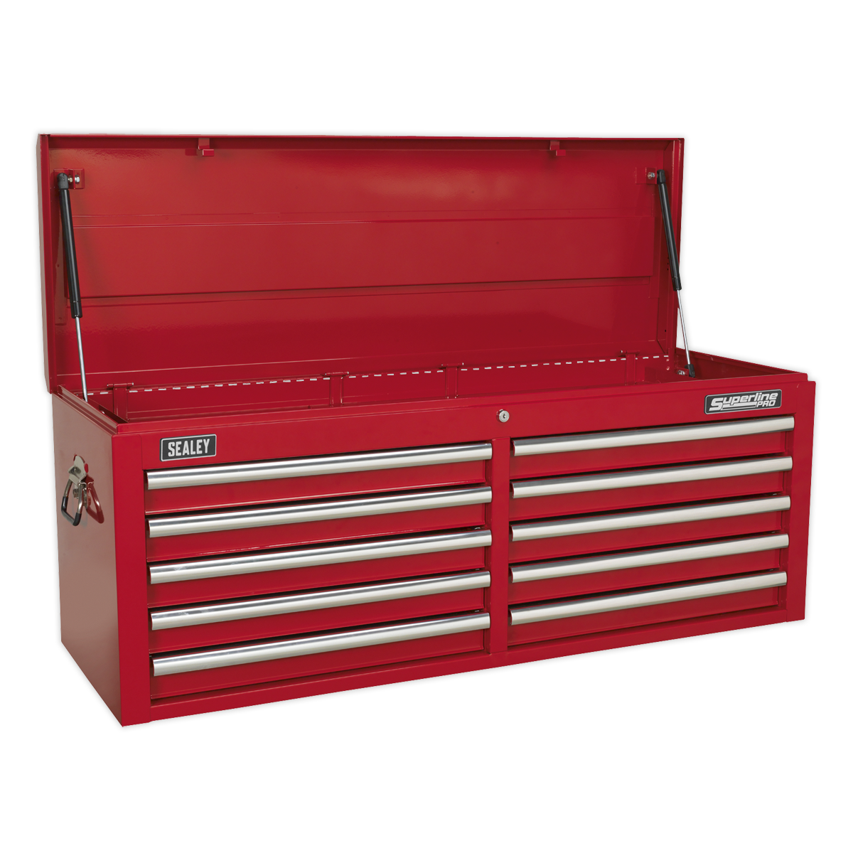 Topchest 10 Drawer with Ball Bearing Slides – Red