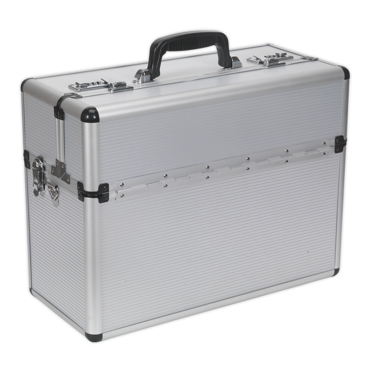 Tool Case Pilot Style Fully Polished Aluminium