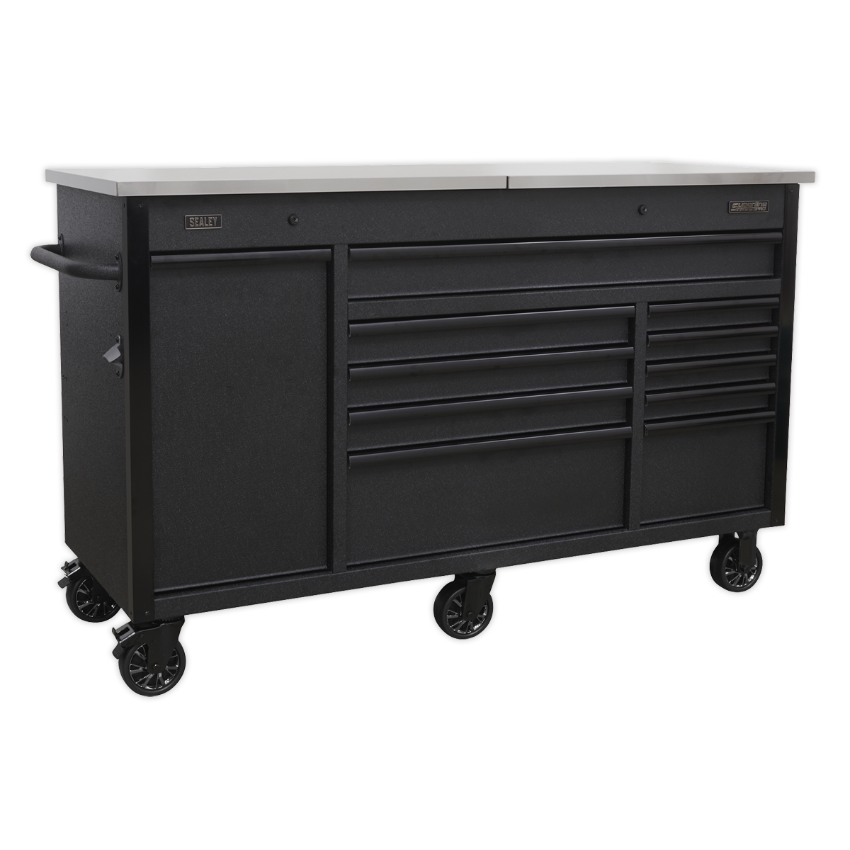 Mobile Tool Cabinet 1600mm with Power Tool Charging Drawer