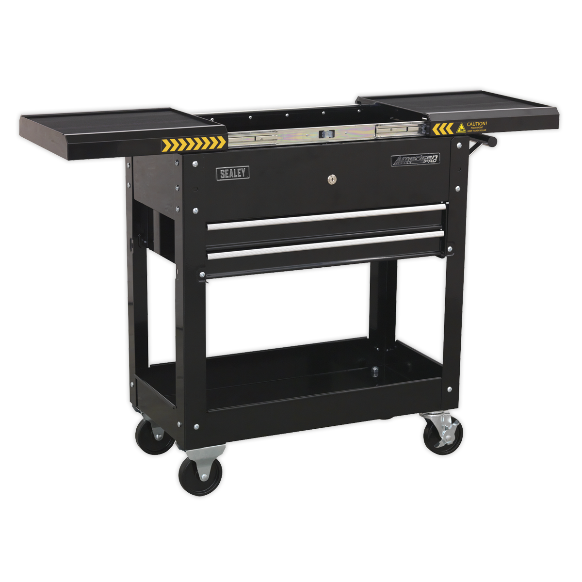 Mobile Tool & Parts Trolley – Black