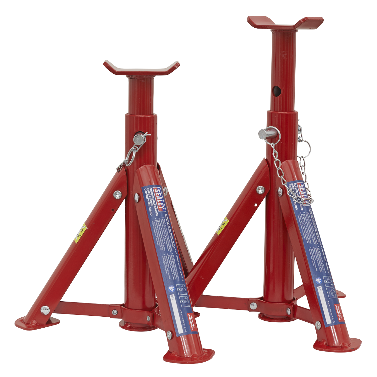 Axle Stands (Pair) 2tonne Capacity per Stand – Folding Type
