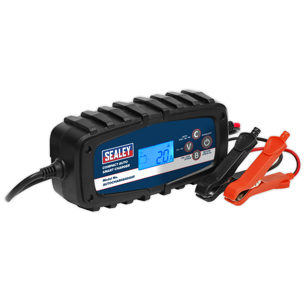 Compact Smart Charger & Maintainer 4A 9-Cycle 6/12V – Lithium
