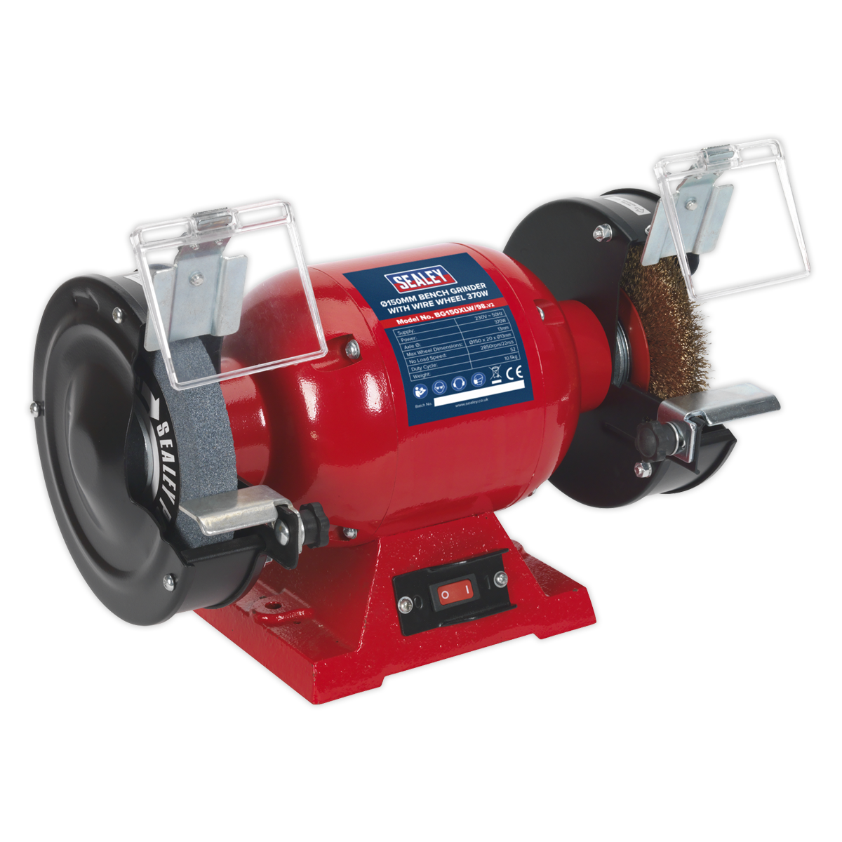 Bench Grinder Ø150mm with Wire Wheel 370W/230V