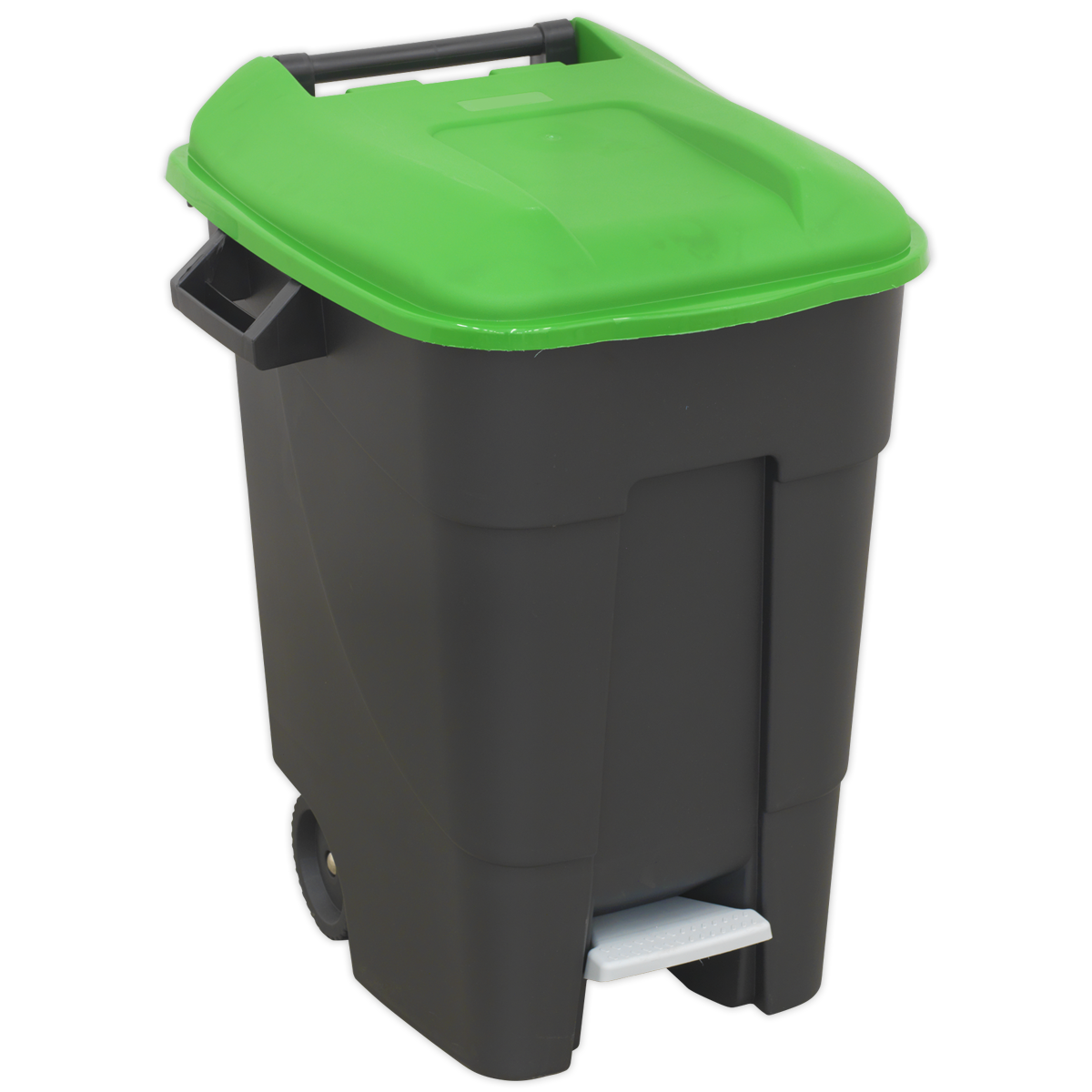 Refuse/Wheelie Bin with Foot Pedal 100L – Green