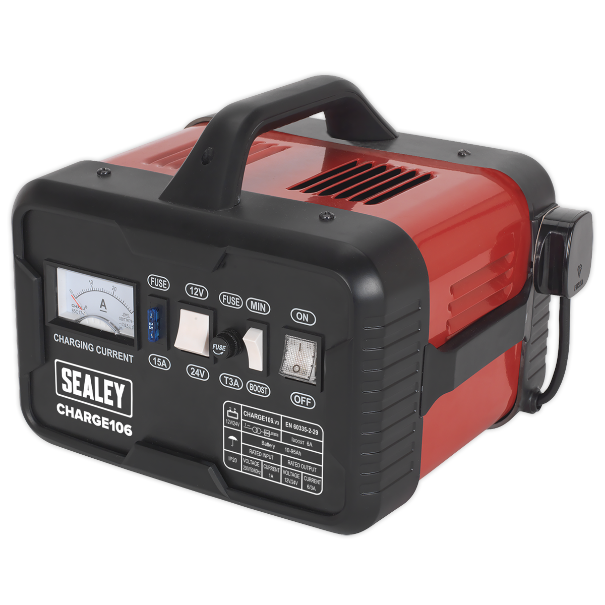 Battery Charger 8Amp 12/24V 230V