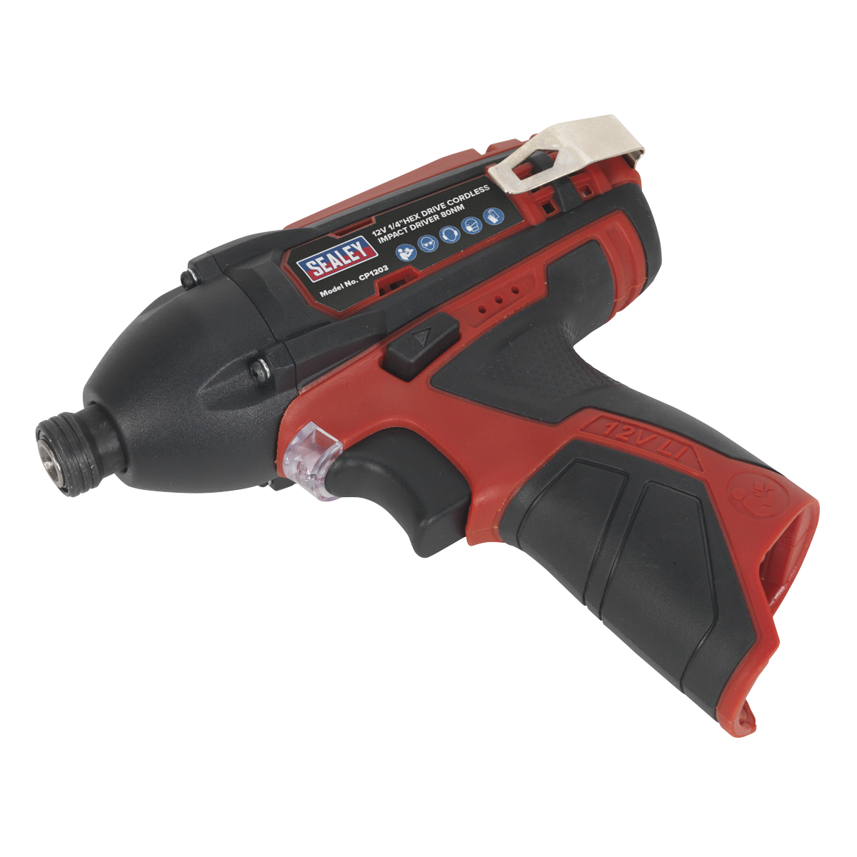 Cordless Impact Driver 1/4″Hex Drive 80Nm 12V Lithium-ion – Body Only