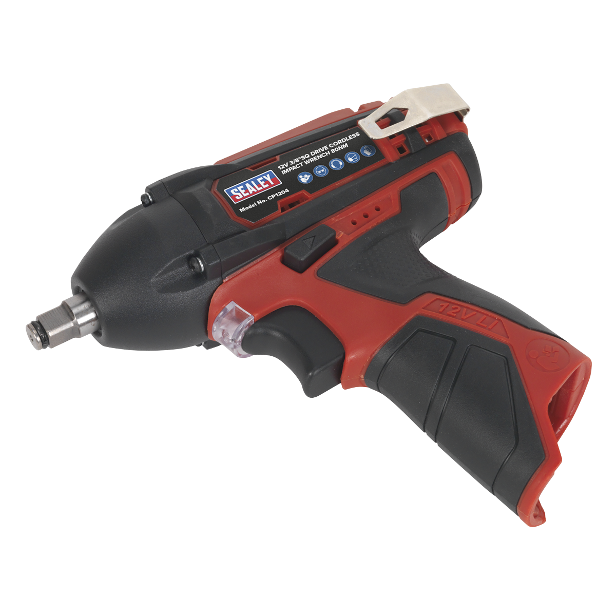 Cordless Impact Wrench 3/8″Sq Drive 80Nm 12V Lithium-ion – Body Only
