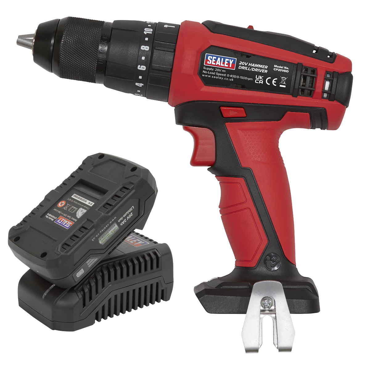 Hammer Drill/Driver Kit Ø13mm 20V 2Ah Lithium-ion