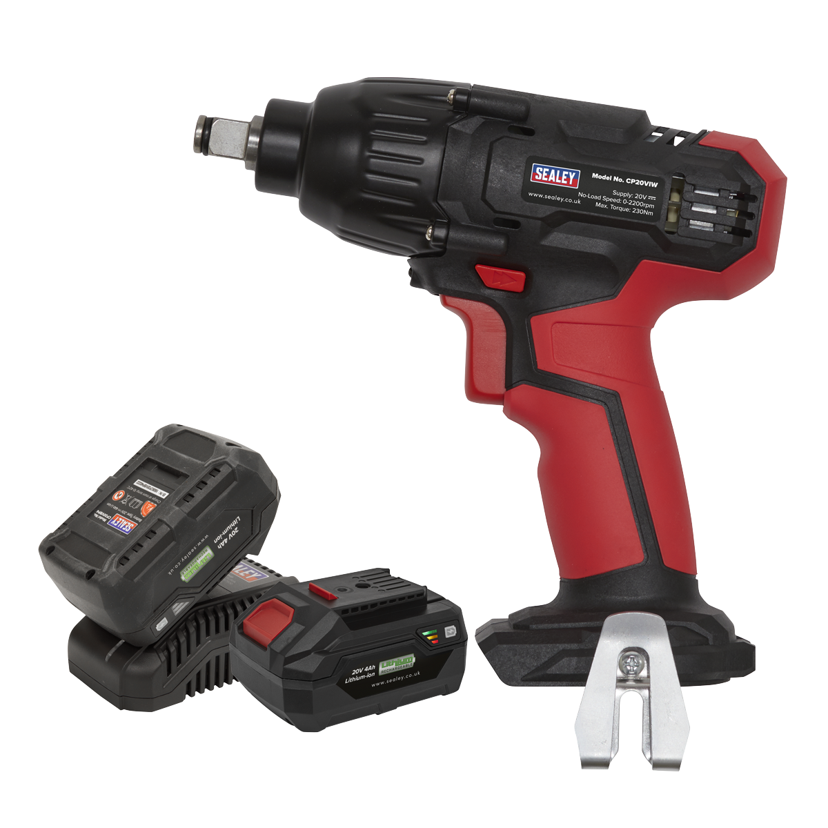 Impact Wrench 20V 1/2″Sq Drive 230Nm – 2 Batteries