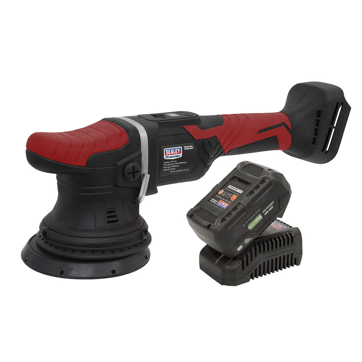 Cordless Orbital Polisher Kit 20V Ø125mm