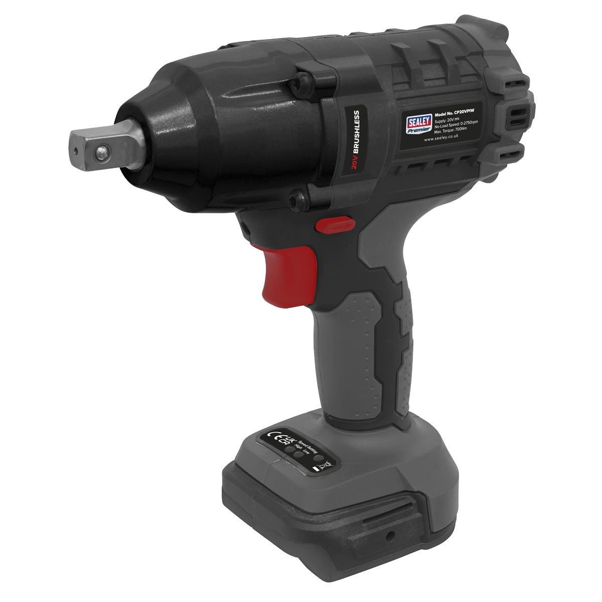 Brushless Impact Wrench 20V 1/2″Sq Drive 700Nm – Body Only