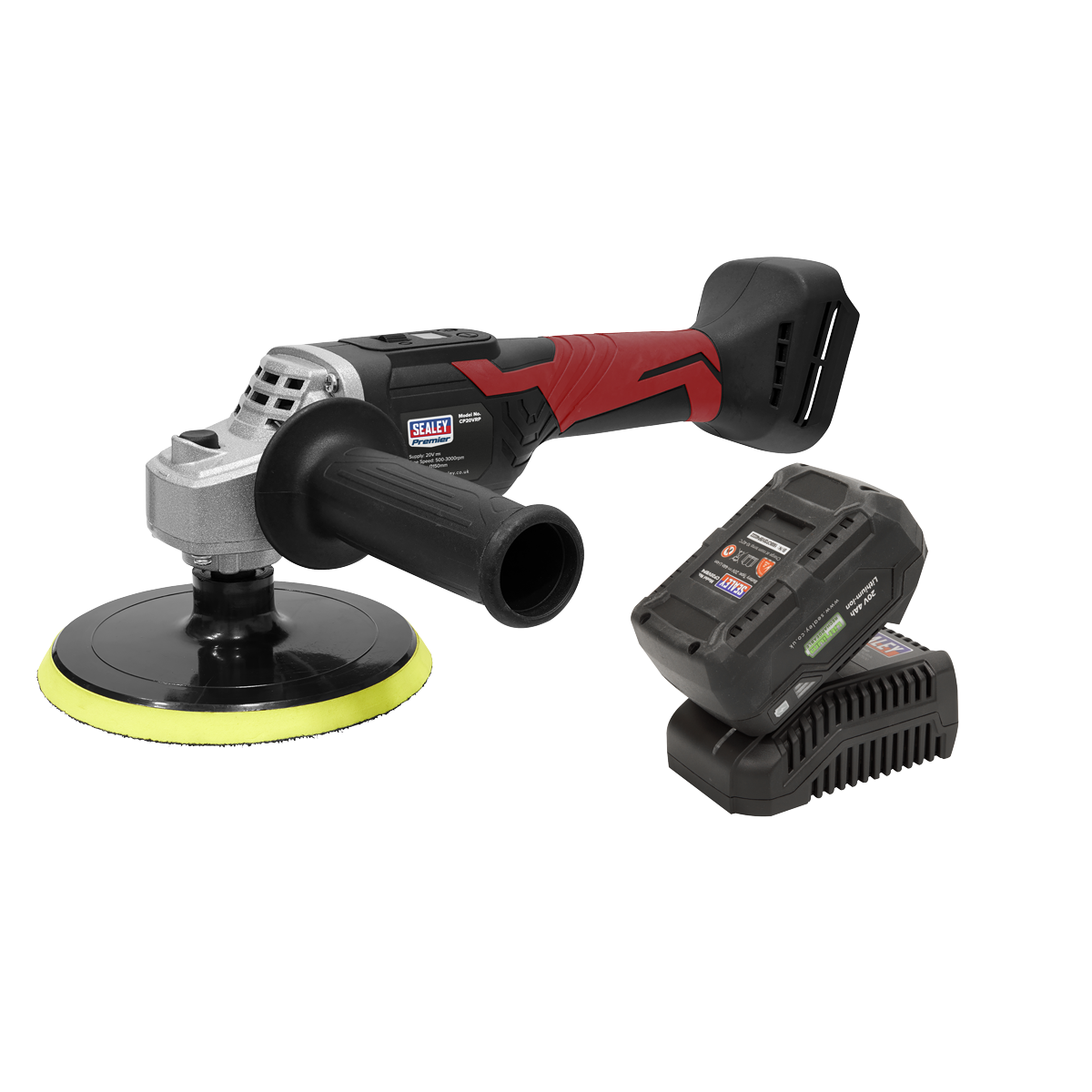 Cordless Rotary Polisher Kit 20V 4Ah Ø150mm