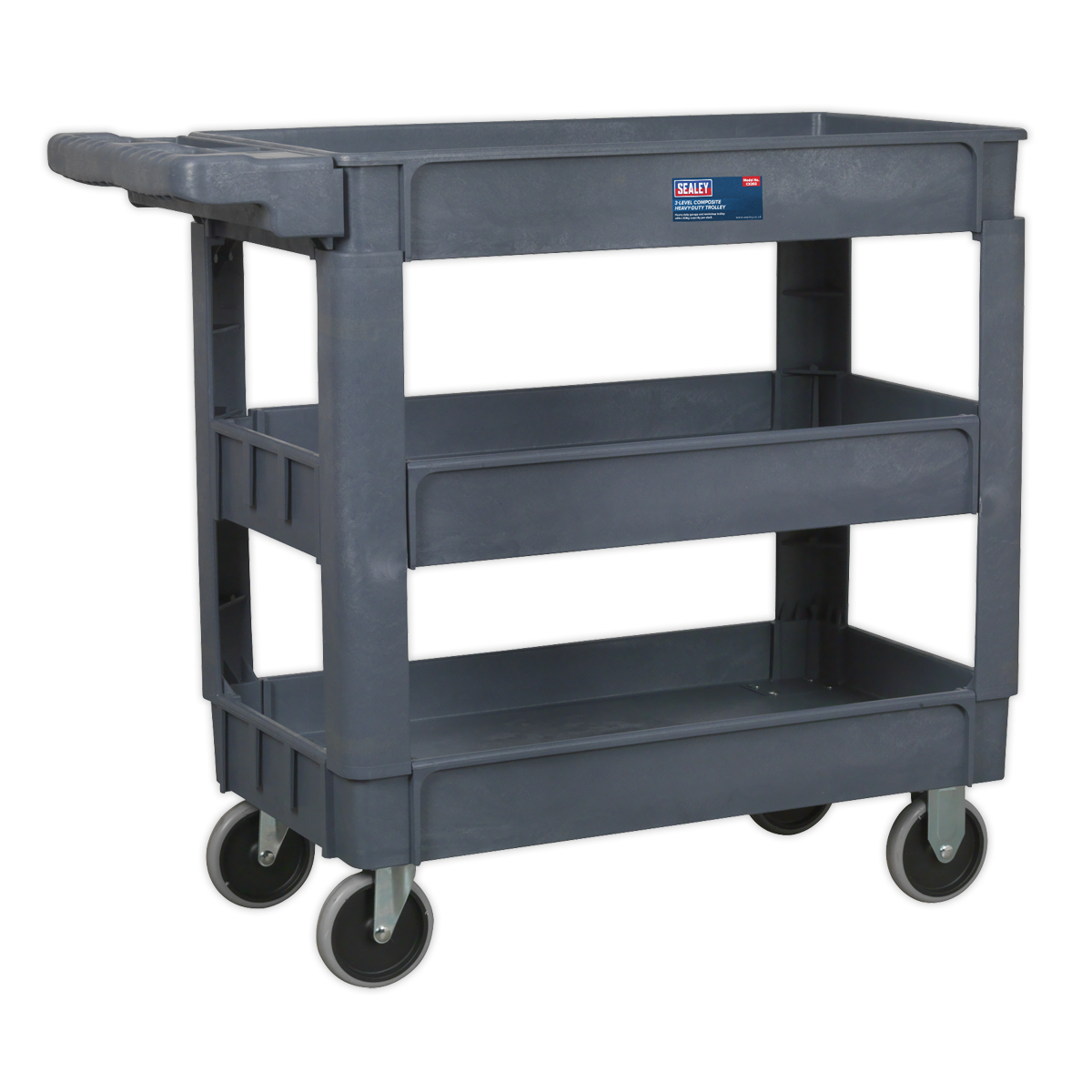 Trolley 3-Level Composite Heavy-Duty