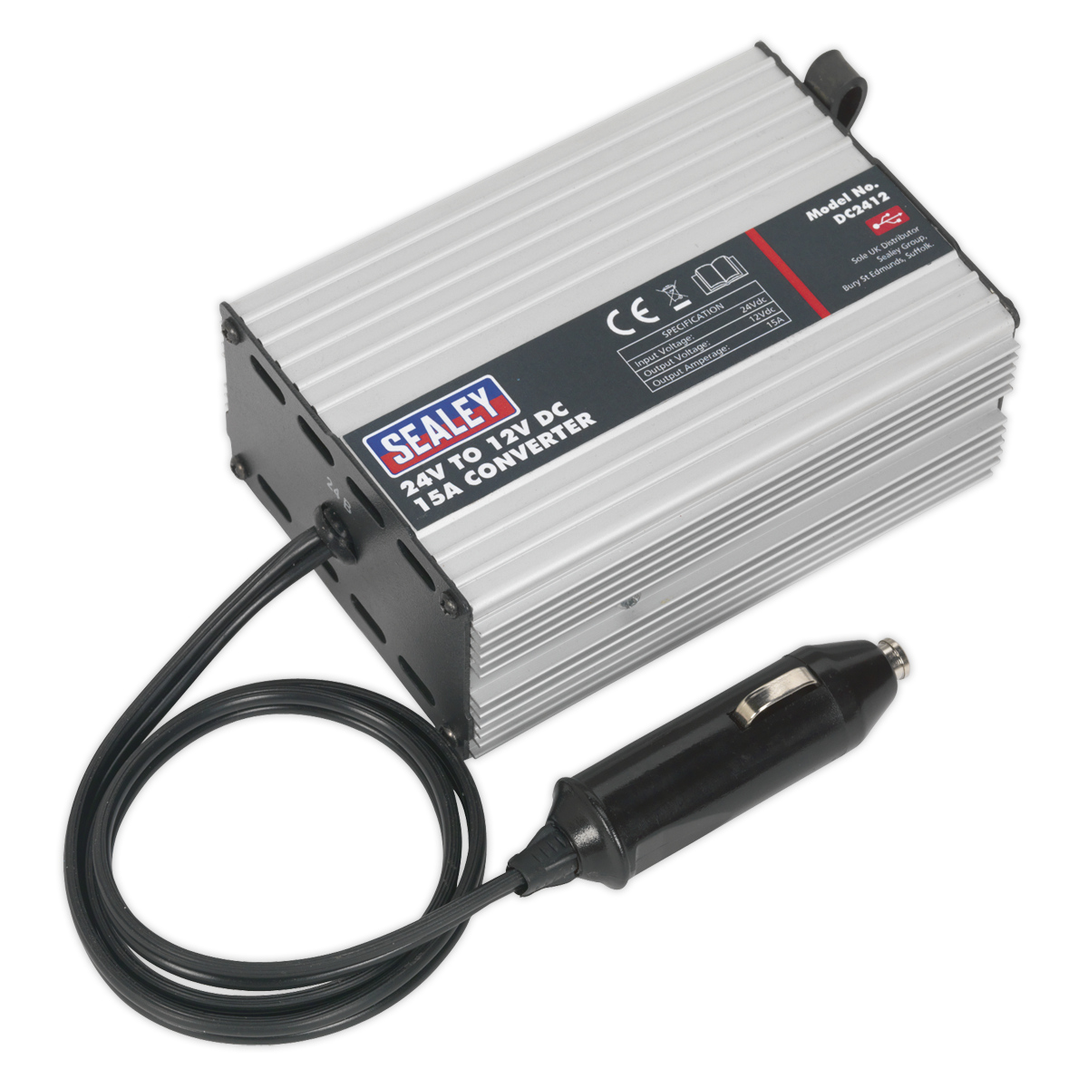 Converter 24V to 12V DC 15A