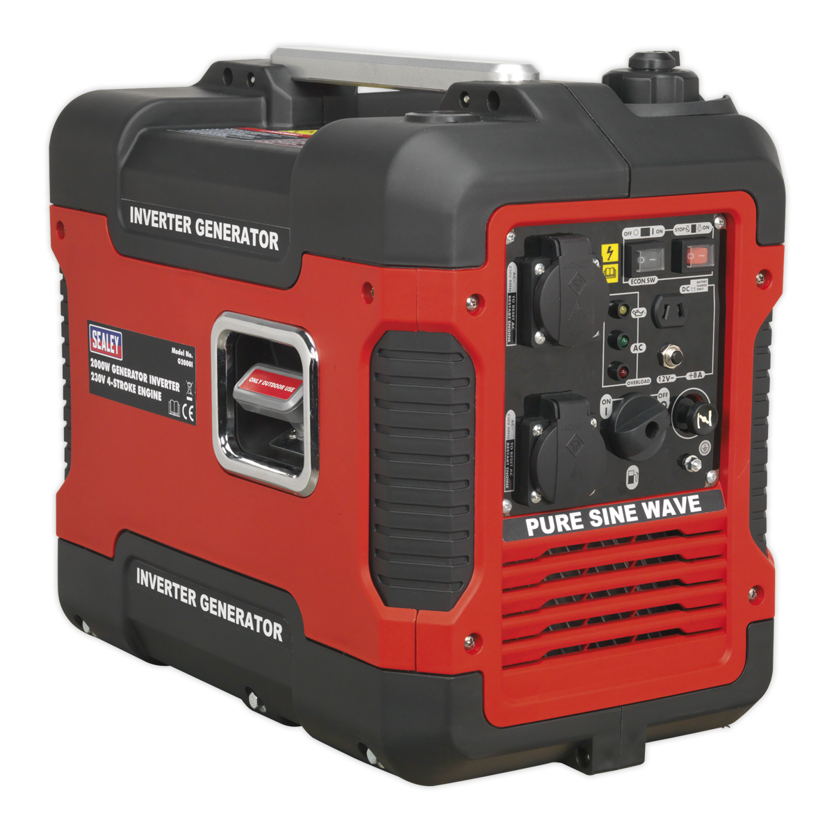 Inverter Generator 2000W 230V 4-Stroke Engine