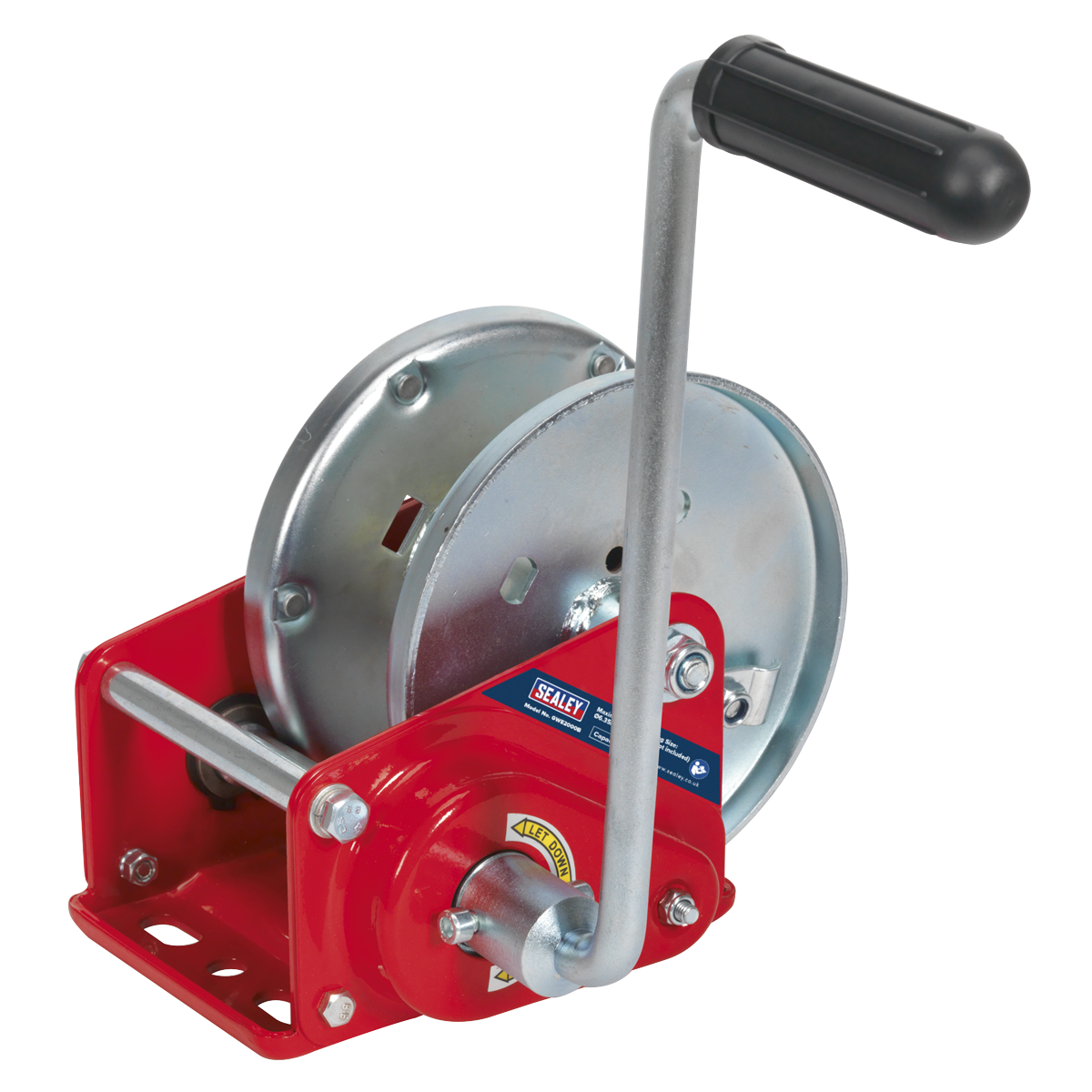 Geared Hand Winch with Brake 900kg Capacity