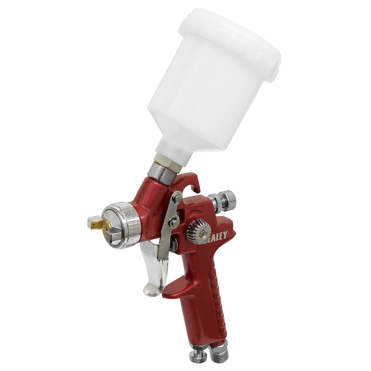 HVLP Gravity Feed Touch-Up Spray Gun 0.8mm Set-Up
