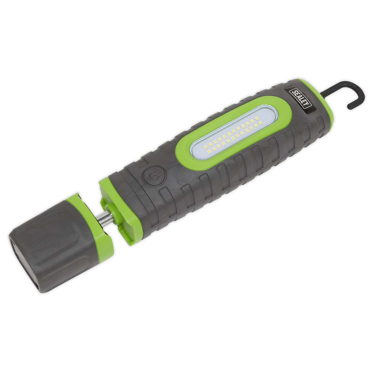 Rechargeable 360° Inspection Lamp 24 SMD & 3W SMD LED Green 2 x Lithium-ion