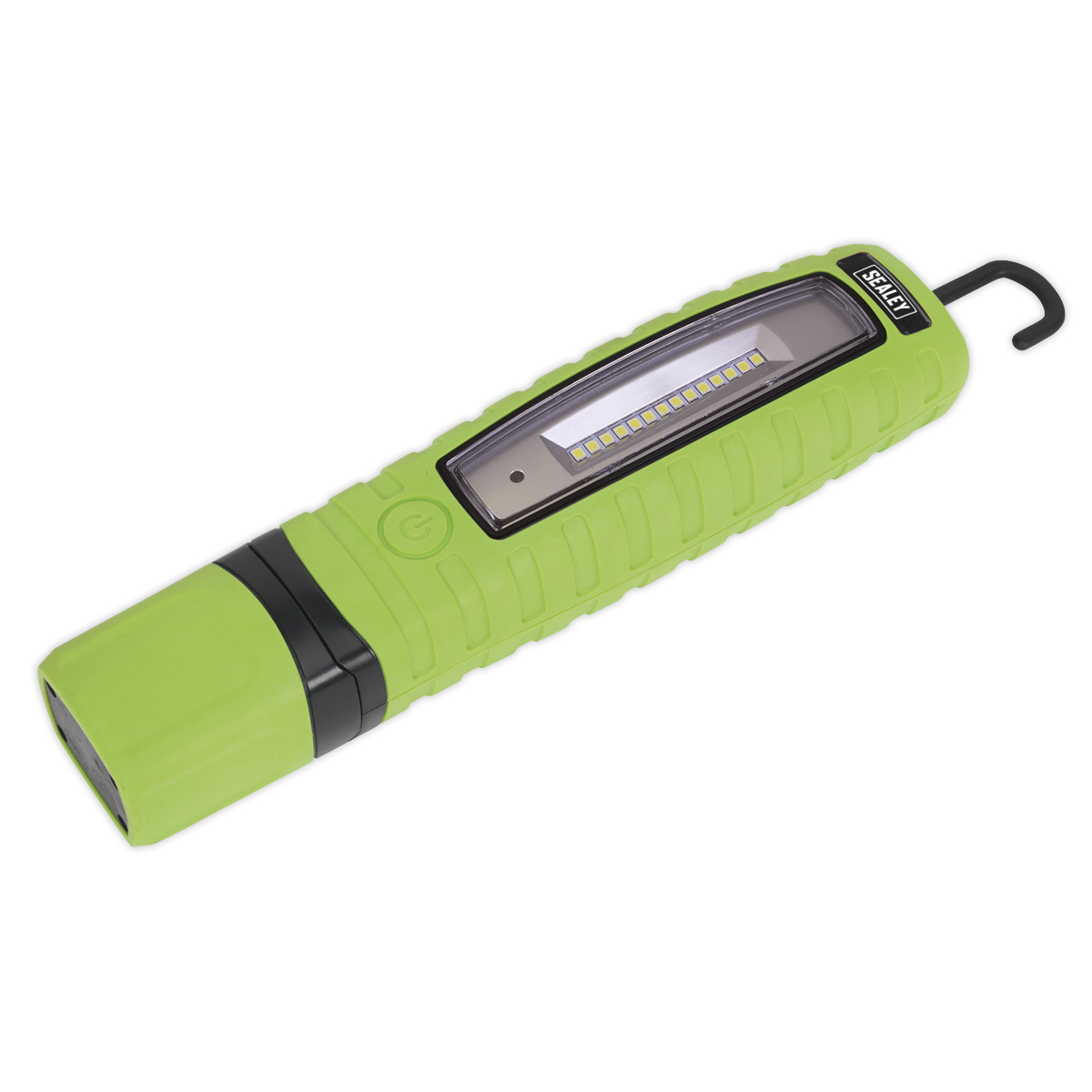 Rechargeable 360° Inspection Lamp 14 SMD LED & 3W LED Green Lithium-ion