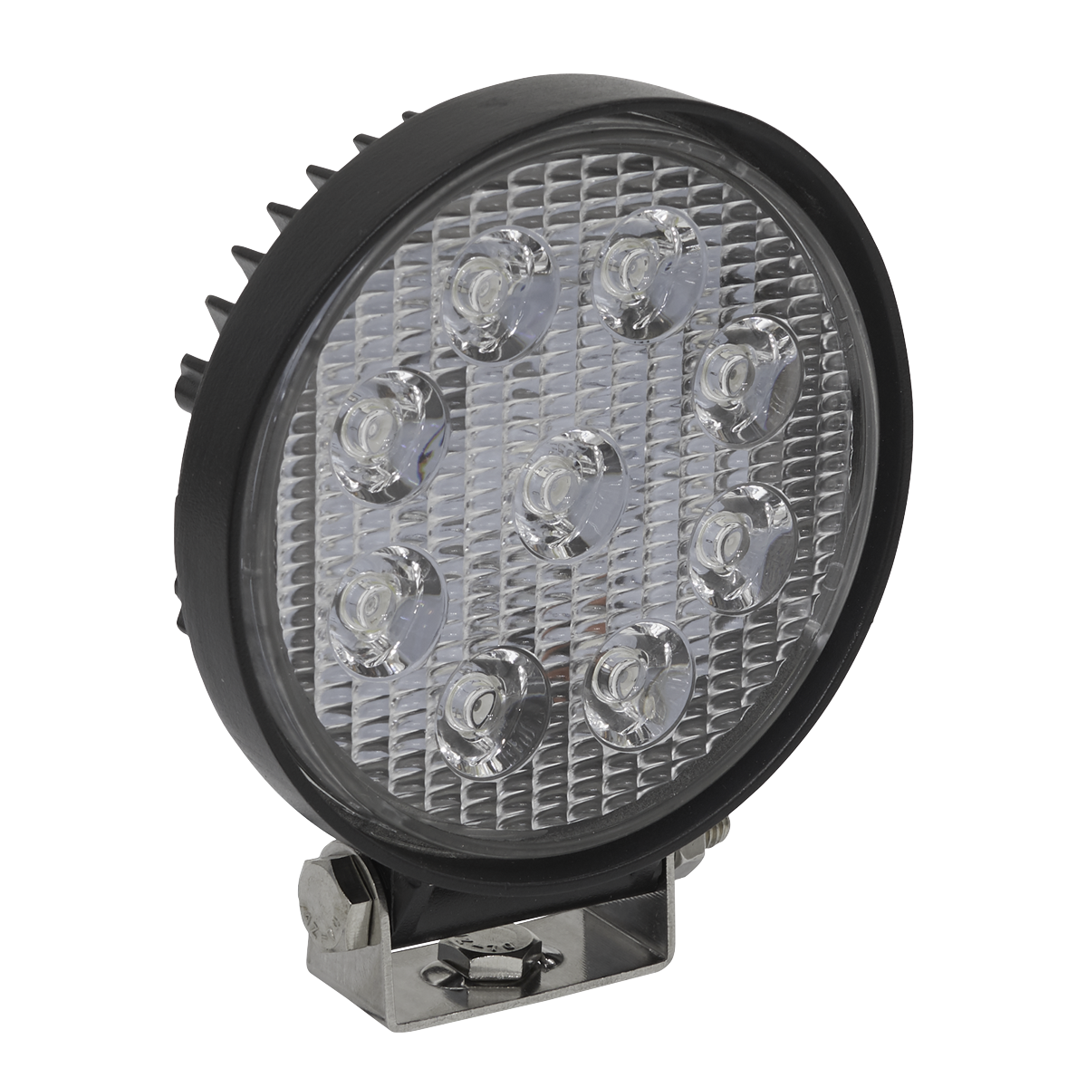 Round Work Light with Mounting Bracket 27W SMD LED