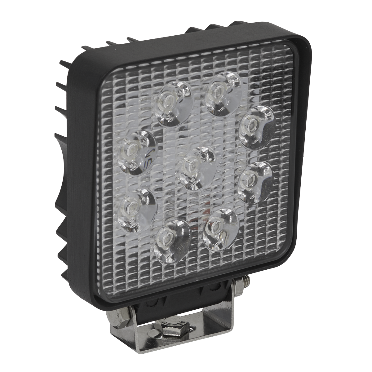 Square Work Light with Mounting Bracket 27W SMD LED