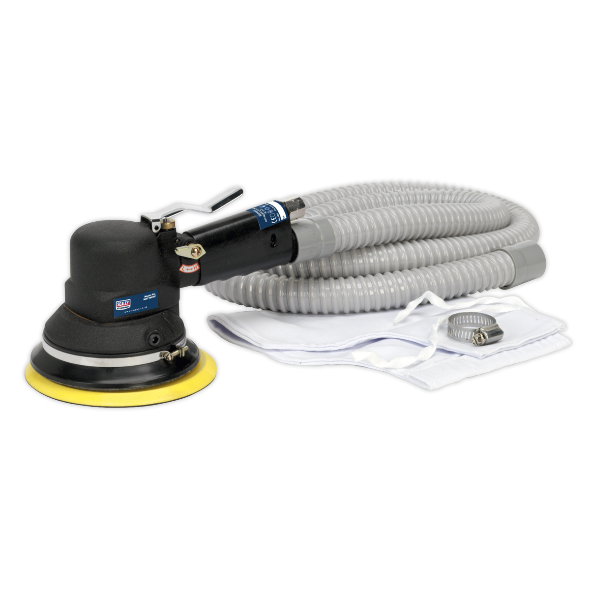Air Random Orbital Sander Ø150mm Dust-Free Self-Contained