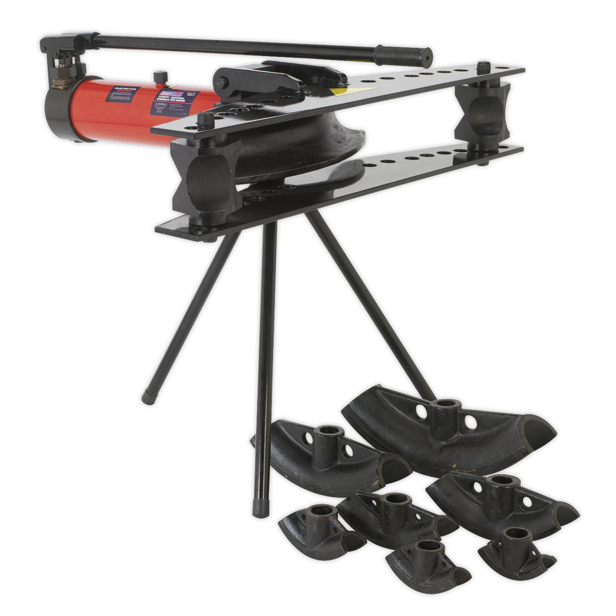 Industrial Hydraulic Pipe Bender with Stand 15tonne