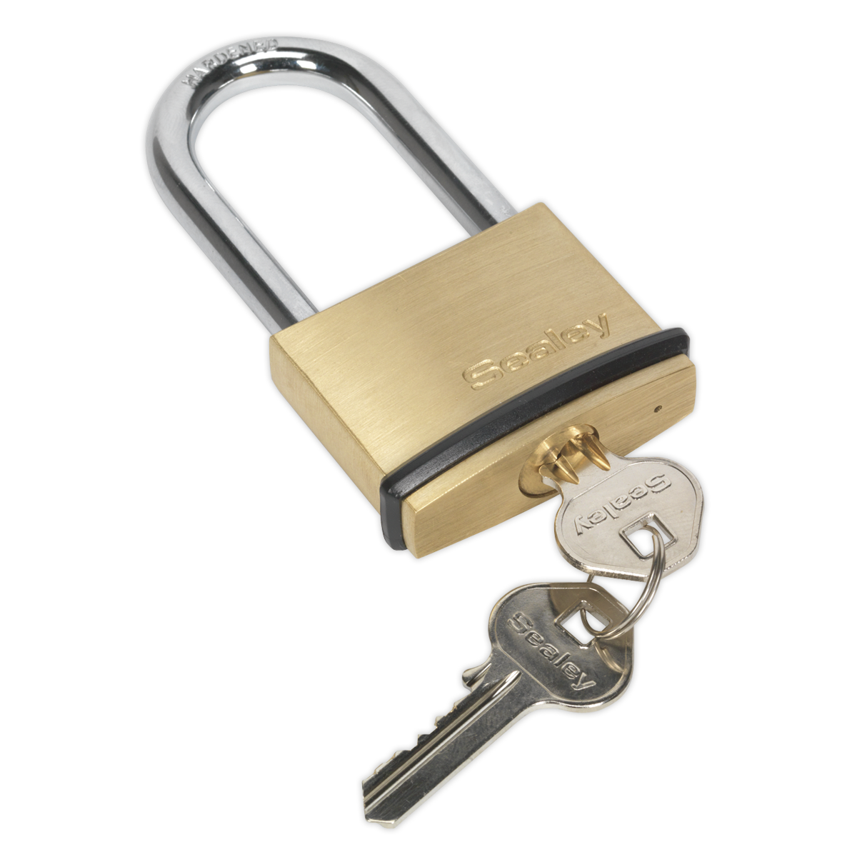 Brass Body Padlock Long Shackle 50mm