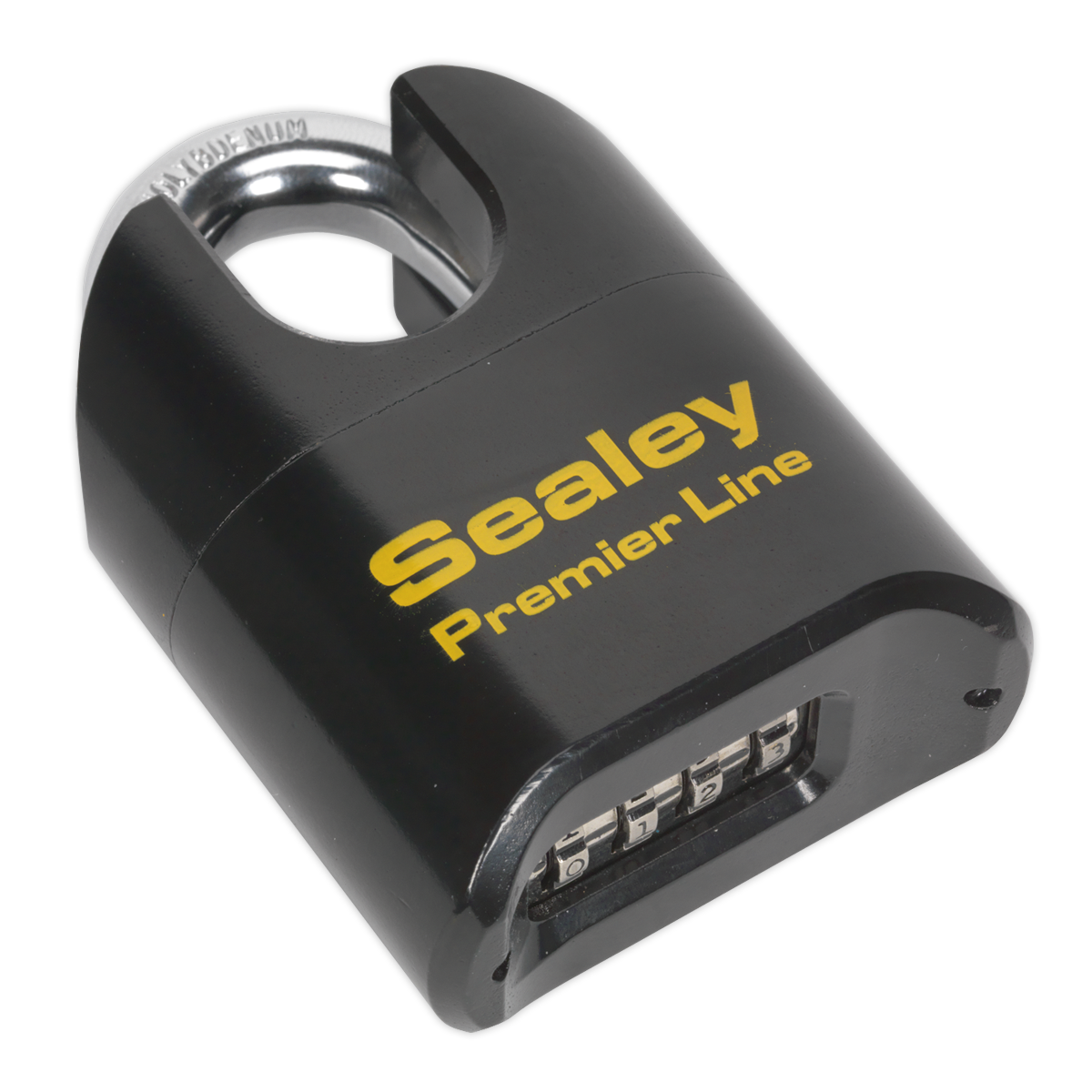 Steel Body Combination Padlock Shrouded Shackle 62mm