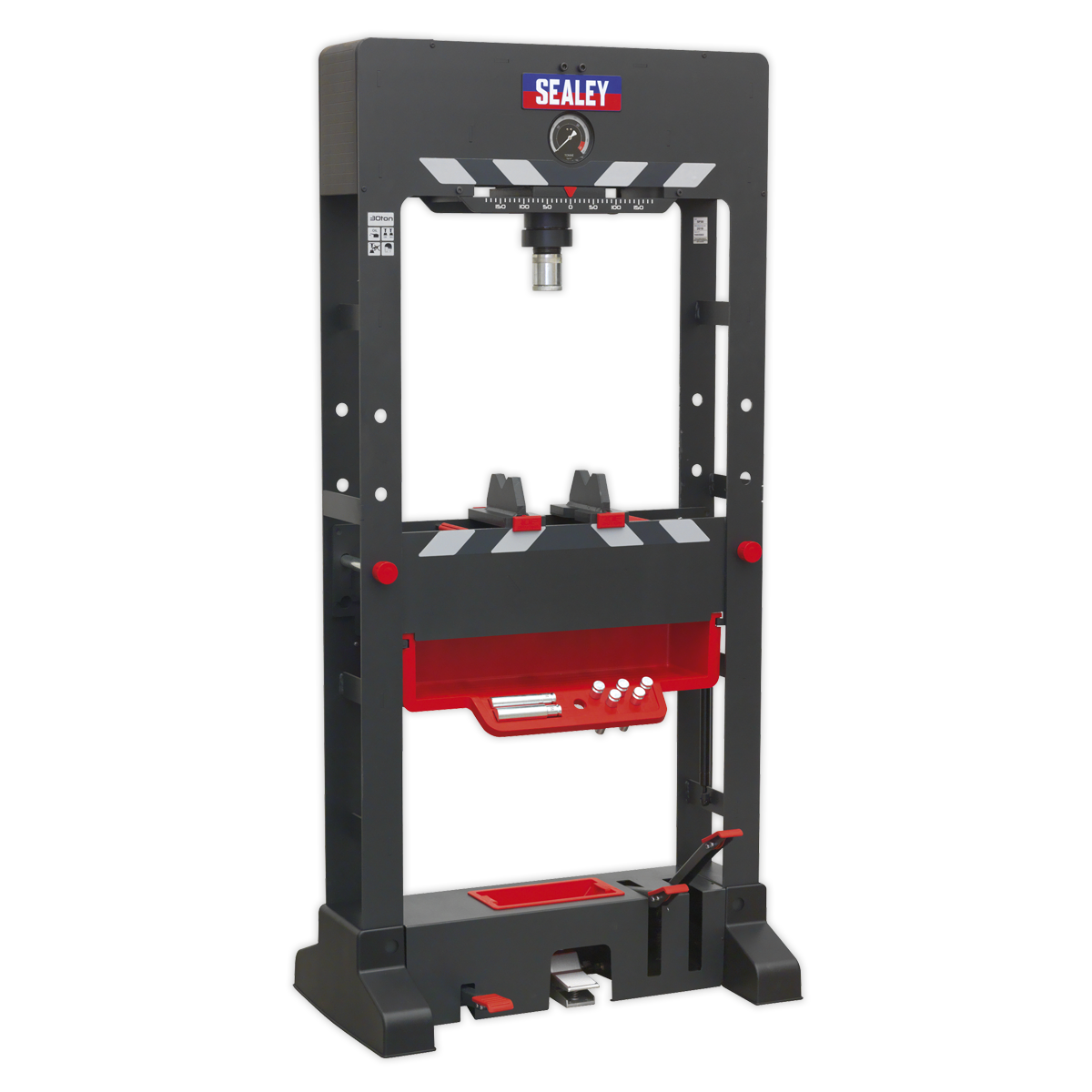 Premier Air/Hydraulic Press 30tonne Floor Type with Sliding Ram and Foot Pedal