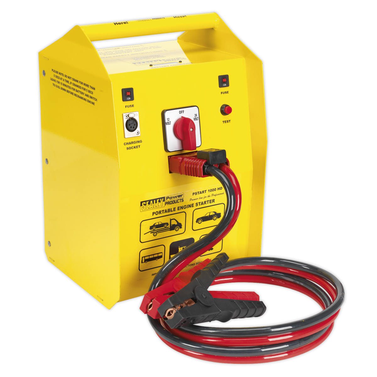 PowerStart Emergency Heavy-Duty Jump Starter 1000hp Start 12/24V