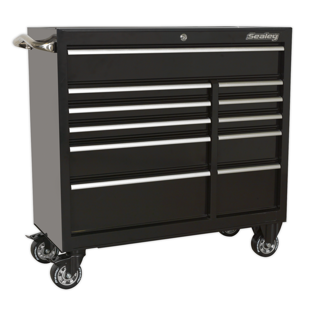 Rollcab 11 Drawer 1055mm Heavy-Duty Black