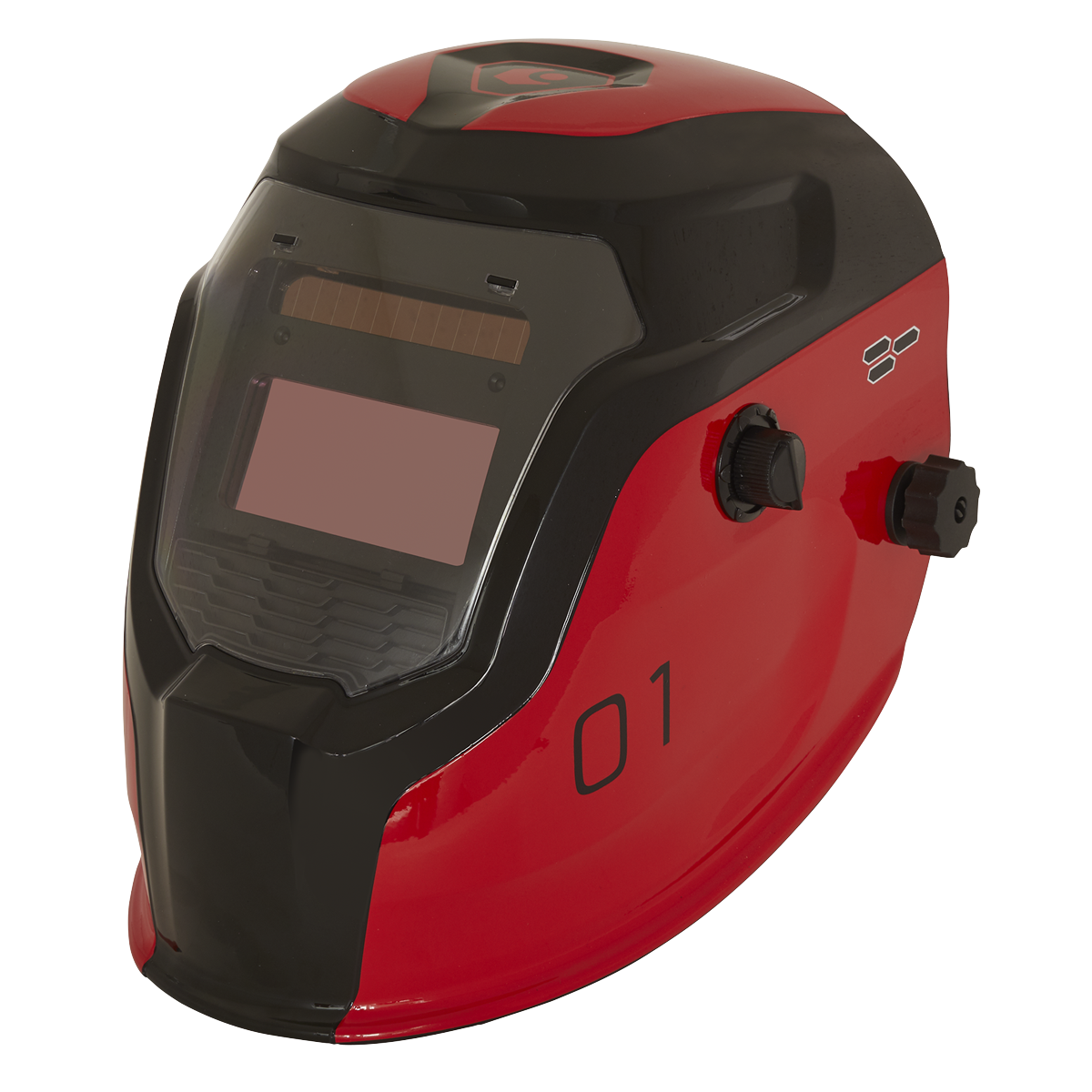 Welding Helmet Auto Darkening – Shade 9-13 – Red