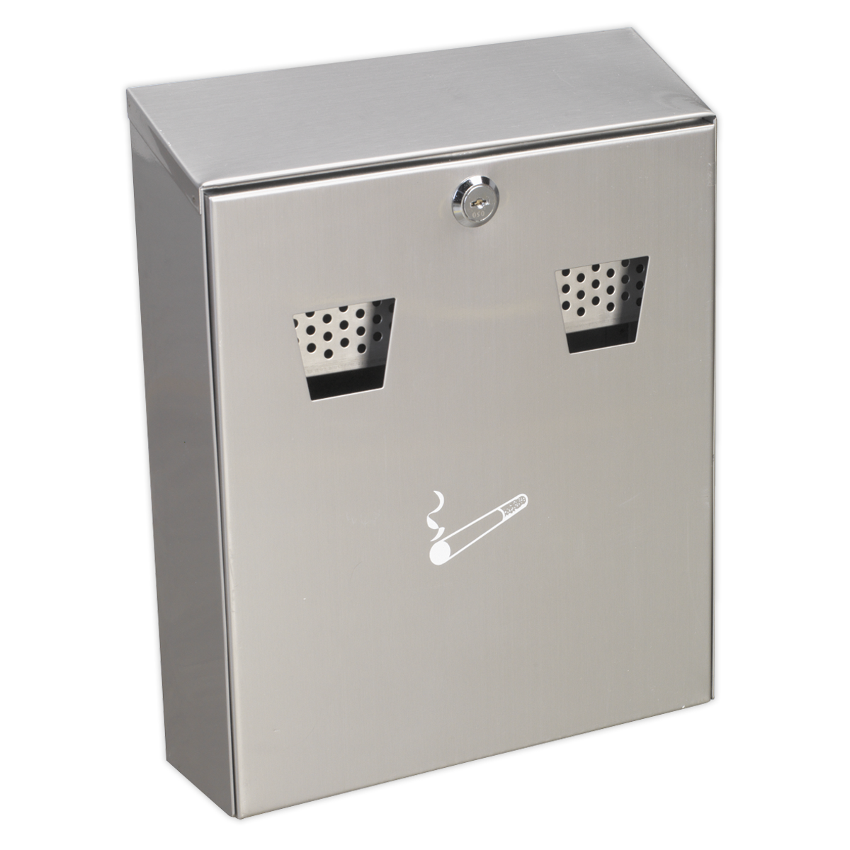 Cigarette Bin Wall Mounting Stainless Steel
