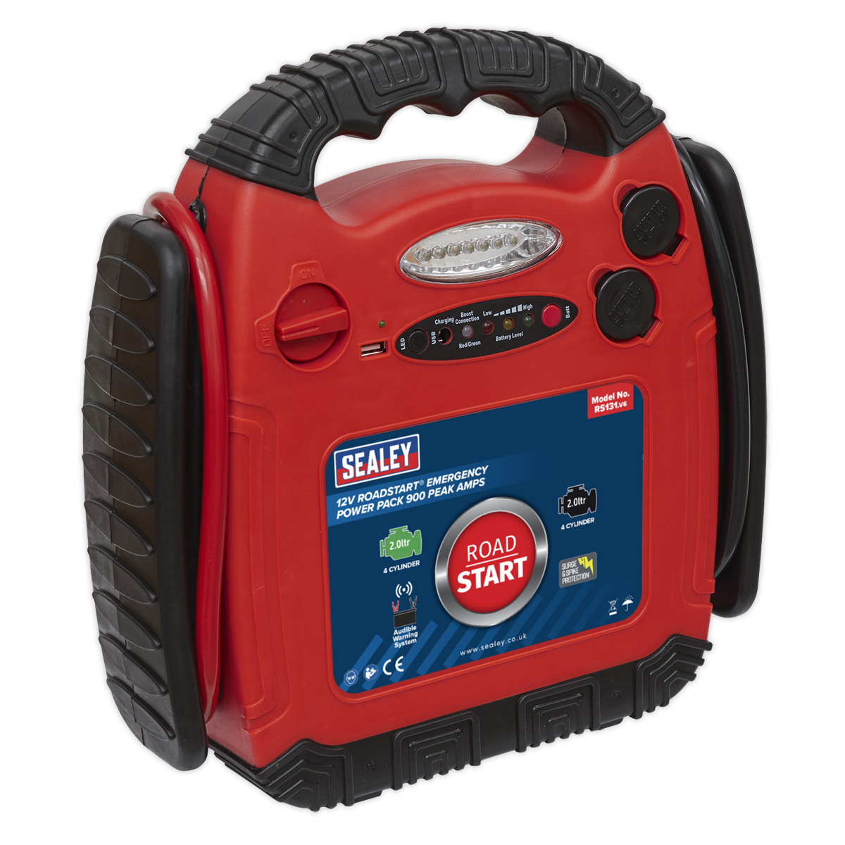 RoadStart® Emergency Power Pack 12V 900 Peak Amps