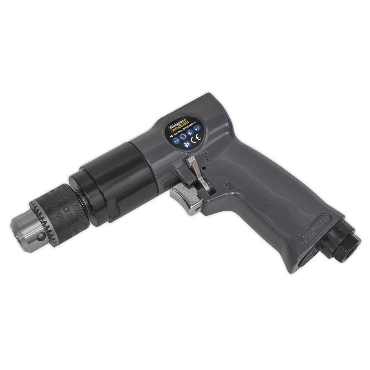 Air Drill Ø10mm 1800rpm Reversible