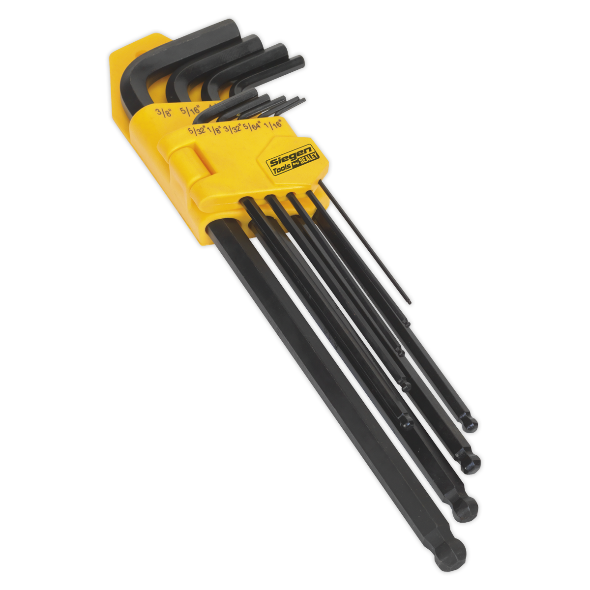 Ball-End Hex Key Set 9pc Extra-Long Imperial