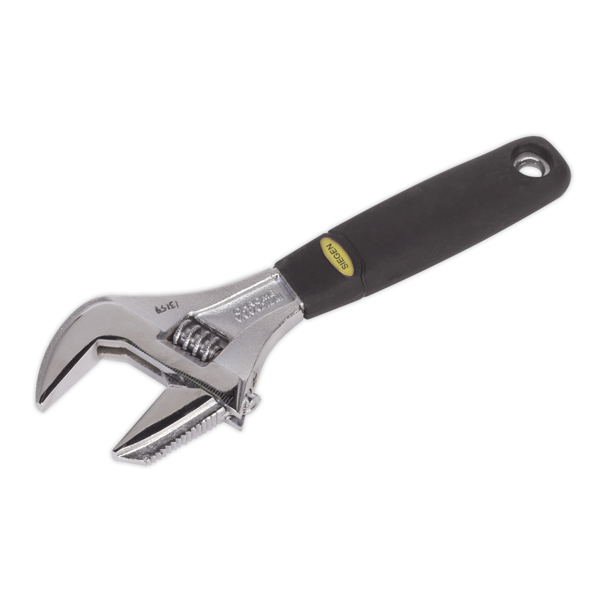 Adjustable Wrench with Extra-Wide Jaw Capacity 200mm
