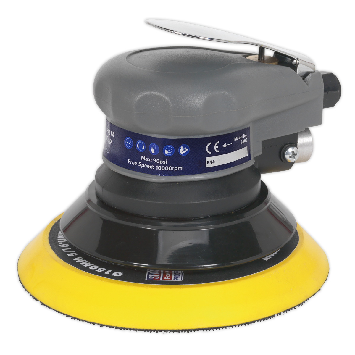 Air Palm Orbital Sander Ø150mm