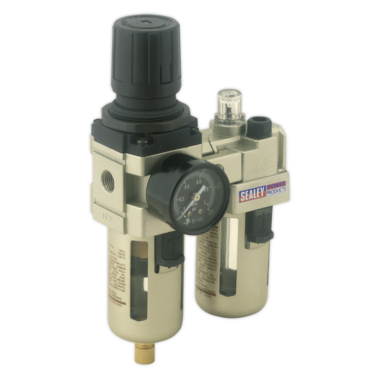 Air Filter/Regulator/Lubricator Max Airflow 60cfm