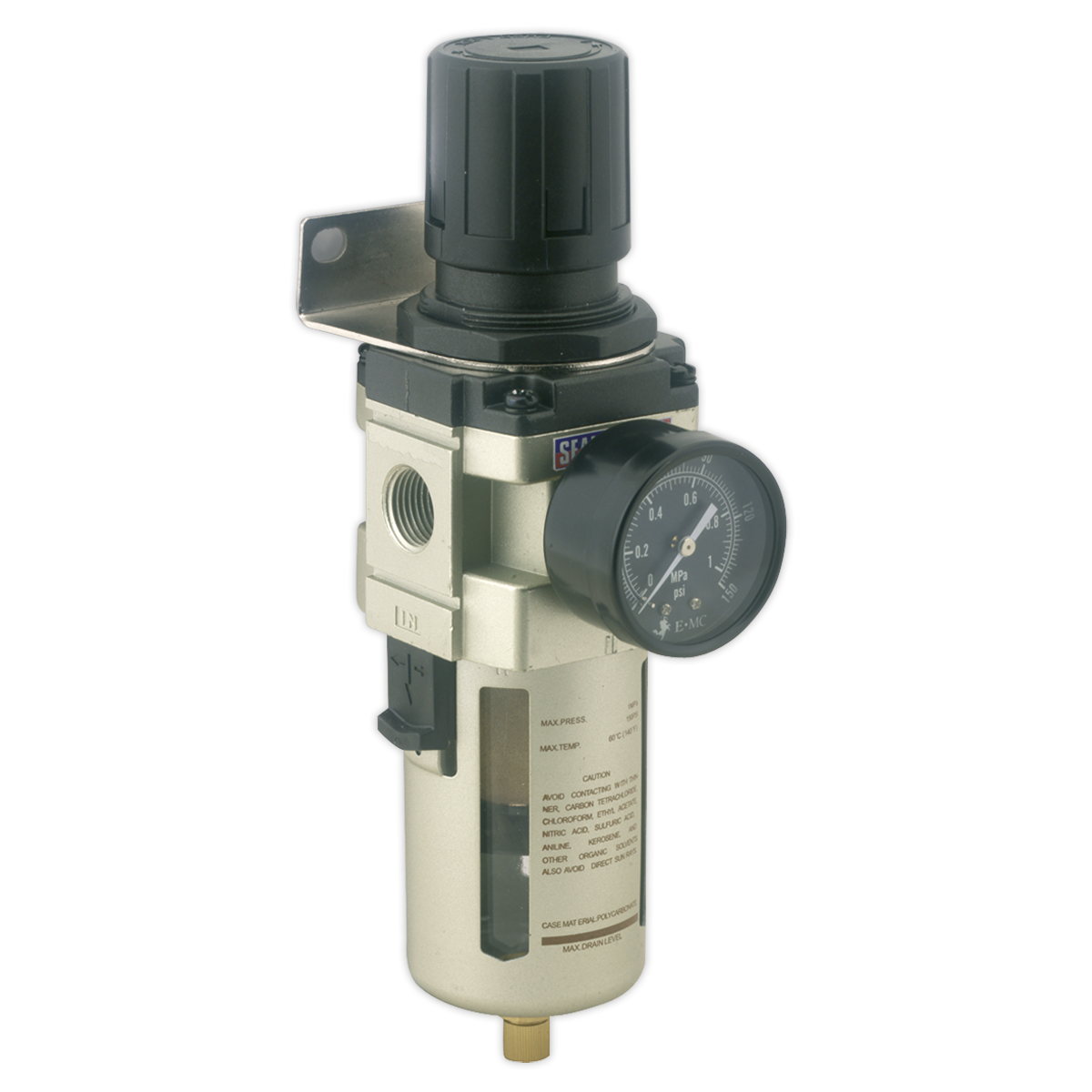 Air Filter/Regulator Max Airflow 140cfm