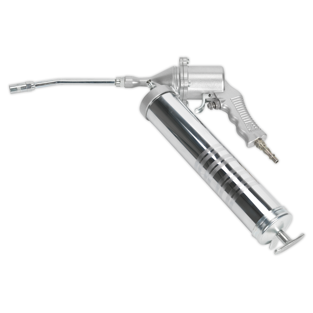 Air Operated Continuous Flow Grease Gun – Pistol Type