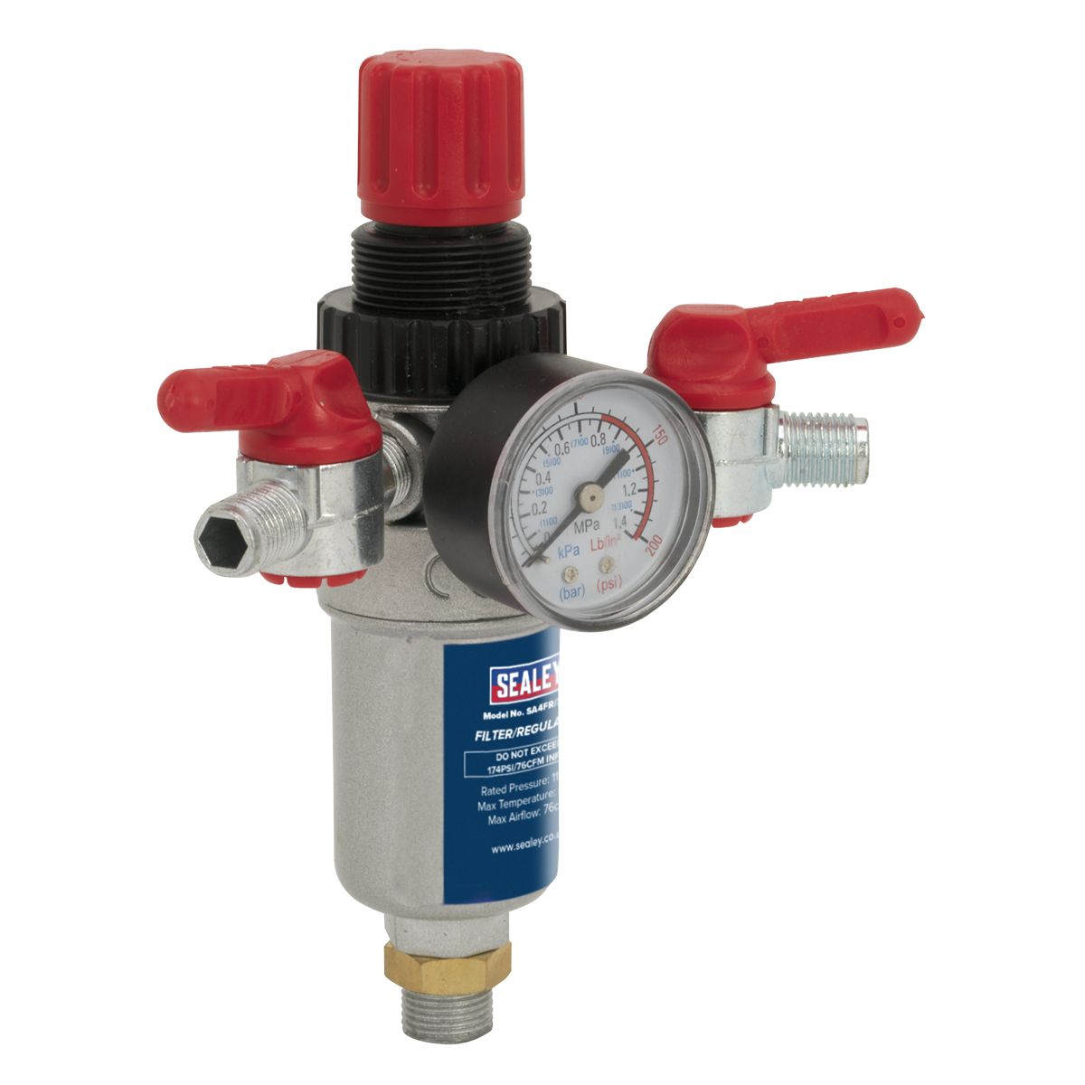 Air Filter/Regulator 3/8″BSP Male – 1/4″BSP Male