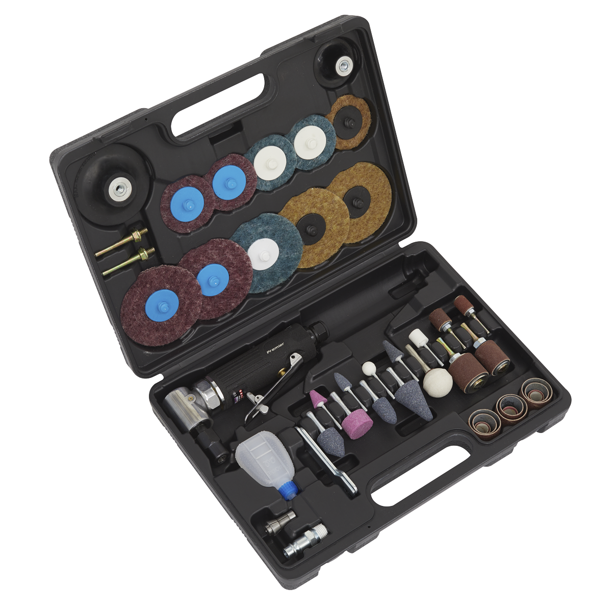 Air Angle Grinder/Sander Kit 48pc